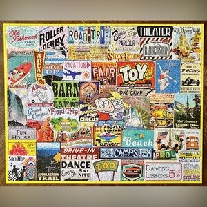 White Mountain 1000 piece Jigsaw Puzzle — “Places I Went As A Kid” theme